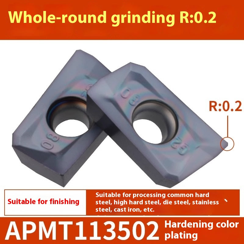 6008 CNC Milling Inserts APMT1135 Milling Blade 1604 Milling Head for Aluminum Alloy R0.8 Coated Rough Milling Machine Tool Pellets Shandong Denso Pricision Tools Co.,Ltd.